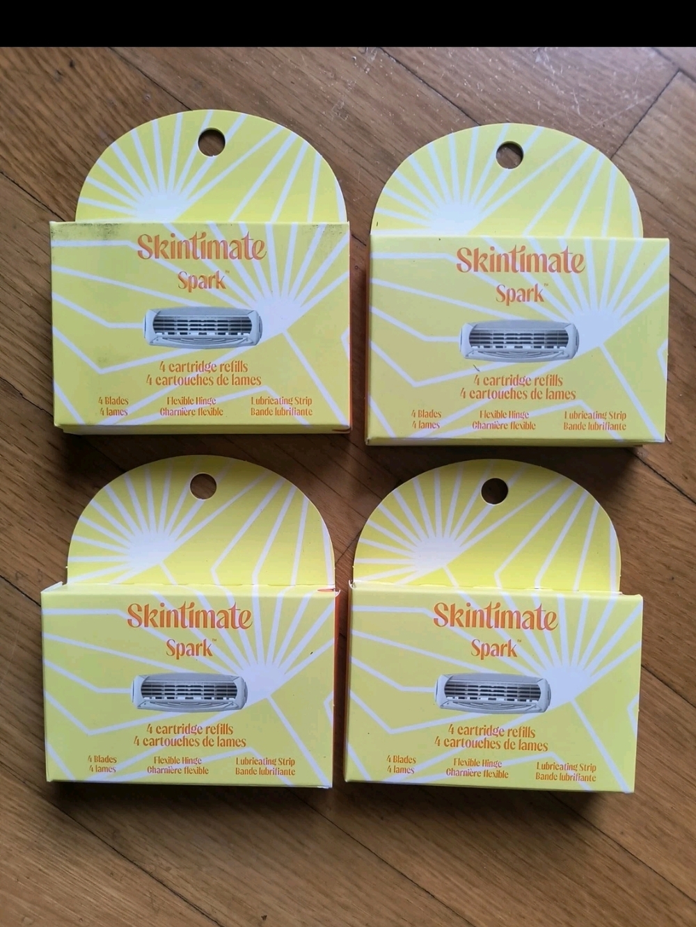 Skintimate Spark Cartridge Refills 4 Boxes 4 Per Box